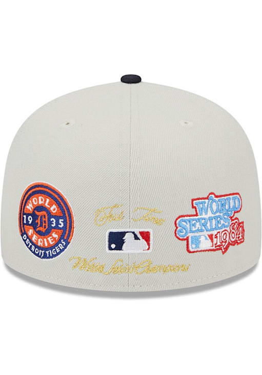Detroit Tigers Mens World Class 59FIFTY BEIGE New Era Fitted Hat - Main Image