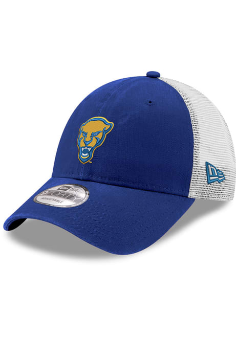 New Era Blue Pitt Panthers Trucker Mascot 9FORTY Adjustable Hat