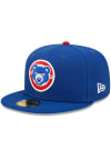 Main image for New Era South Bend Cubs Mens Blue 2023 Authentic Collection 59FIFTY Fitted Hat