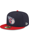 Main image for New Era Cleveland Guardians Mens Navy Blue 59FIFTY Fitted Hat