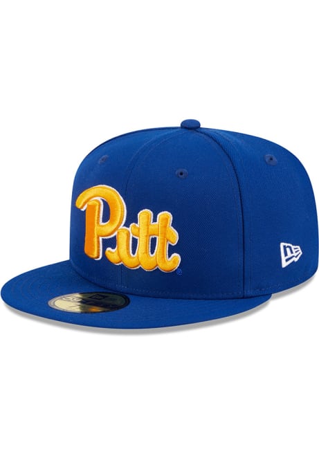 Pitt Panthers New Era Evergreen Basic 59FIFTY Fitted Hat - Blue