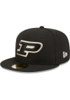 Main image for New Era Purdue Boilermakers Mens Black Evergreen Basic 59FIFTY Fitted Hat