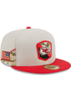 Main image for New Era Kansas City Chiefs Mens Tan 2023 Salute to Service 59FIFTY Fitted Hat