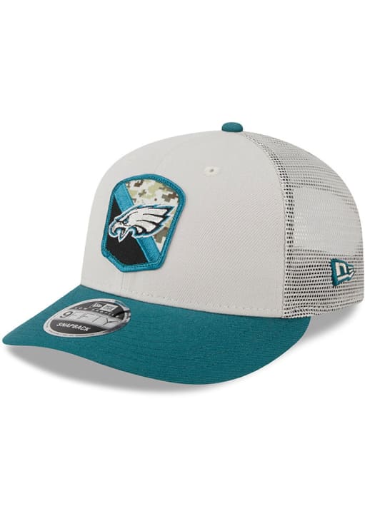 New Era Philadelphia Eagles 2023 Salute to Service LP9FIFTY Adjustable Hat - Tan
