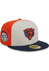 Main image for New Era Chicago Bears Mens Navy Blue 2023 Sideline Retro 59FIFTY Fitted Hat