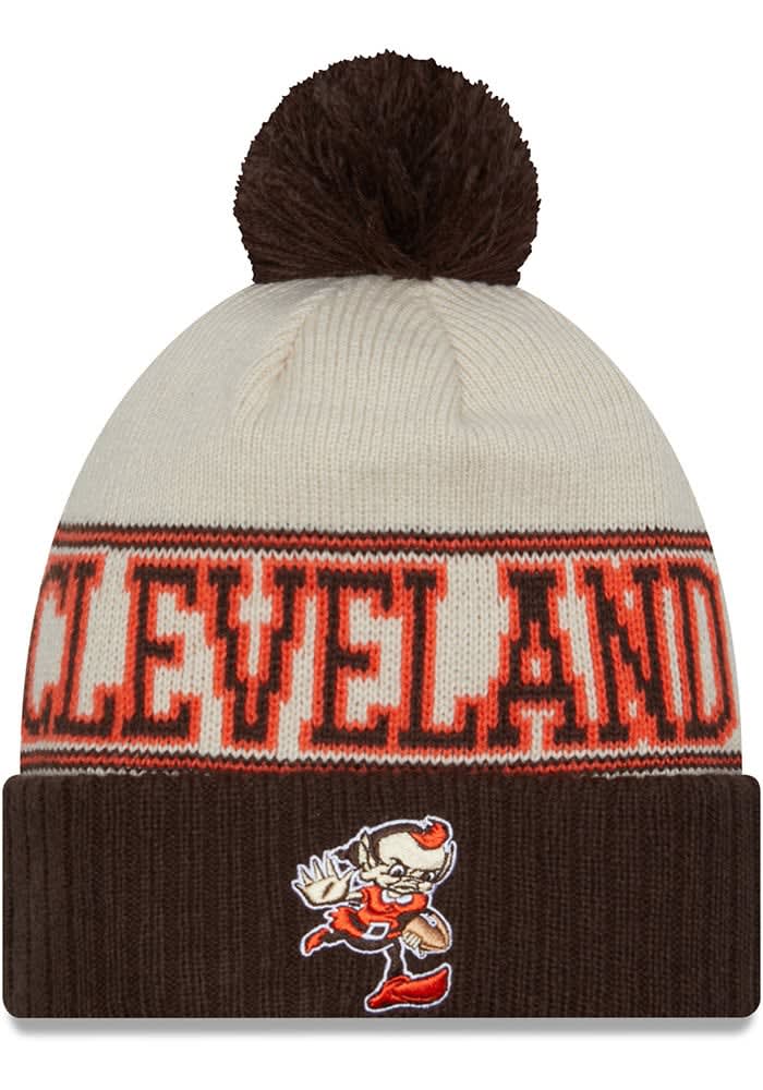 Cleveland Browns New Era Brown Knit Hat