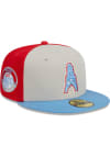 Main image for New Era Houston Oilers Mens Light Blue 2023 Sideline Retro 59FIFTY Fitted Hat