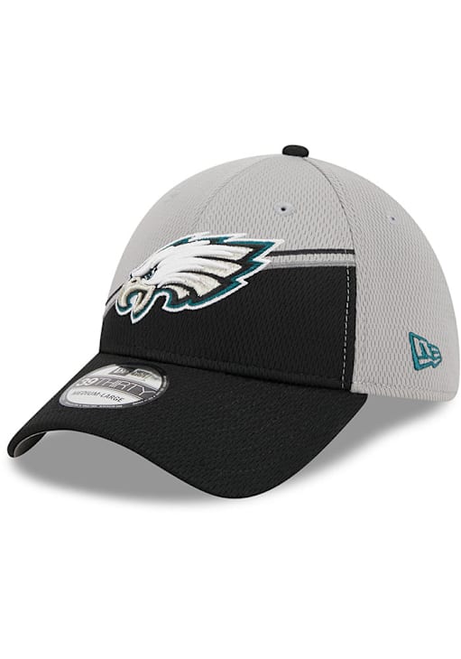 Philadelphia Eagles 2023 Sideline GRA 39THIRTY Grey New Era Flex Hat