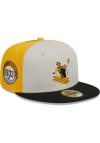 Main image for New Era Pittsburgh Steelers Mens Black 2023 Sideline Retro 59FIFTY Fitted Hat