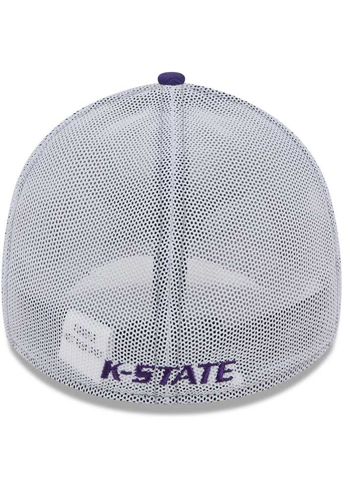 K-State Wildcats New Era GREY Heather 3T 39THIRTY Flex Hat - 59019133