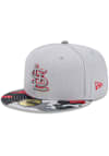 Main image for New Era St Louis Cardinals Grey Active Training Camo Visor JR 59FIFTY Youth Fitted Hat