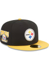 Main image for New Era Pittsburgh Steelers Mens Black Hidden Side Patch 2T 59FIFTY Fitted Hat