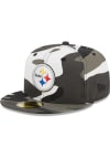 Main image for New Era Pittsburgh Steelers Mens White Camo 59FIFTY Fitted Hat