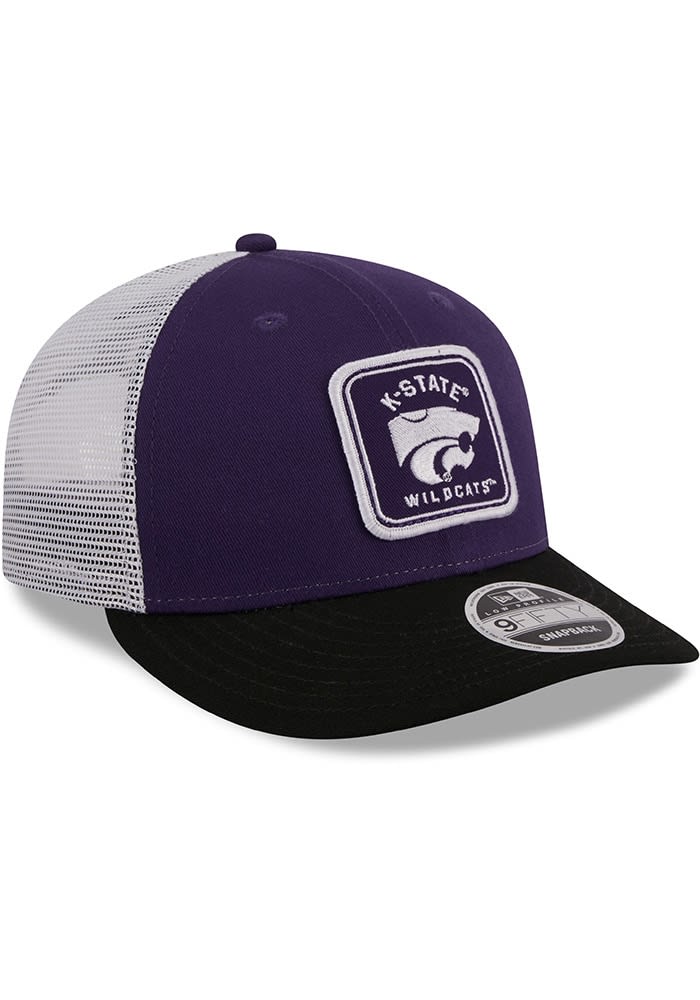 New Era PURPLE K-State Wildcats Squared Trucker LP9FIFTY