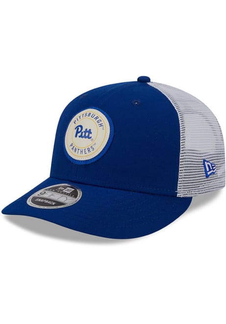 New Era Blue Pitt Panthers Circle Trucker LP9FIFTY Adjustable Hat