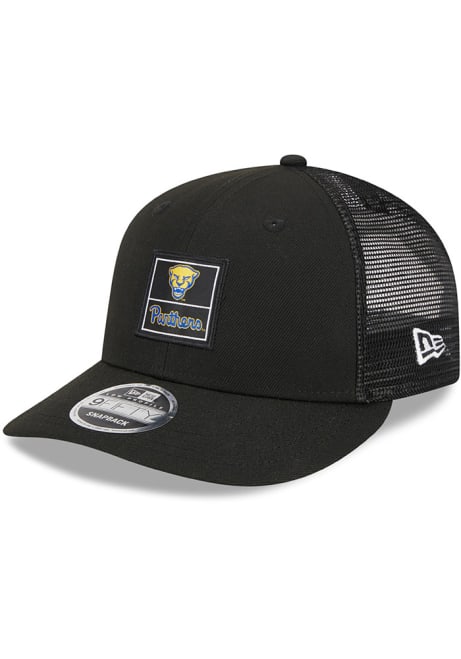 New Era Black Pitt Panthers Labeled Trucker LP9FIFTY Adjustable Hat