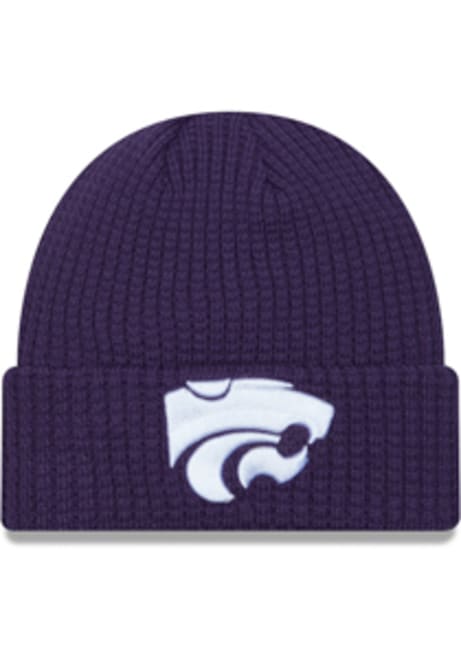 K-State Wildcats New Era Prime Cuff Mens Knit Hat - Purple