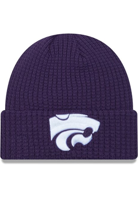 K-State Wildcats New Era JR Prime Cuff Baby Knit Hat - Purple