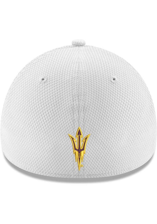 New Era Arizona State Sun Devils Mens White Diamond Era 39THIRTY Flex Hat