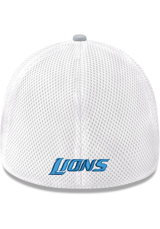 Detroit Lions Mens Primary Logo Shadow Neo 39THIRTY Classic GREY