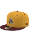 Main image for New Era Arizona State Sun Devils Mens Gold AS Logo 2T 59FIFTY Fitted Hat