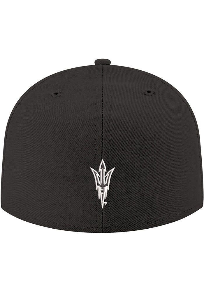 Arizona State Sun Devils Mens AS Logo Black and White