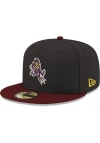 Main image for New Era Arizona State Sun Devils Mens Black Sparky Logo 2T 59FIFTY Fitted Hat