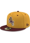 Main image for New Era Arizona State Sun Devils Mens Gold Sparky Logo 2T 59FIFTY Fitted Hat