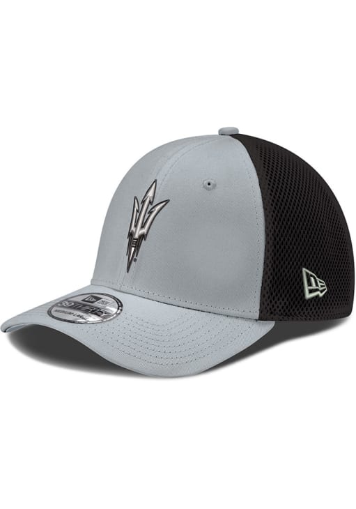 New Era Arizona State Sun Devils Mens Grey Fork Logo Neo 39THIRTY Flex Hat
