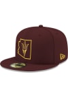 Main image for New Era Arizona State Sun Devils Mens Maroon State Logo 2T 59FIFTY Fitted Hat