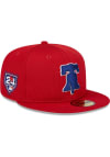 Main image for New Era Philadelphia Phillies Mens Red 2024 Spring Training 59FIFTY Fitted Hat