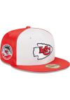 Main image for New Era Kansas City Chiefs Mens Red Satin 59FIFTY Fitted Hat