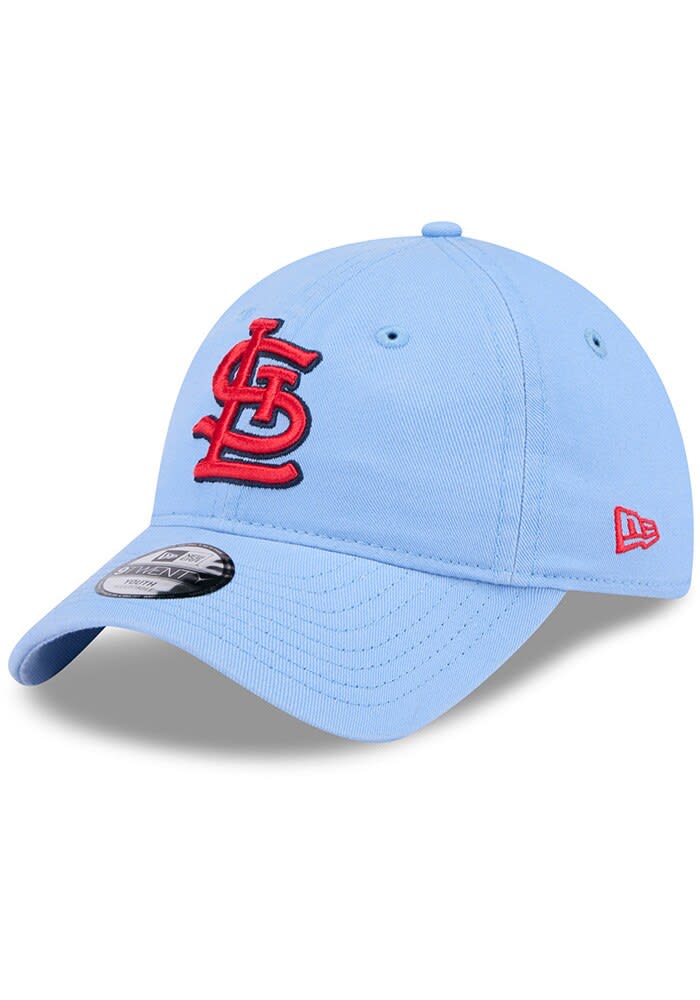 St Louis Cardinals Sky Evergreen JR 9TWENTY LIGHT BLUE New