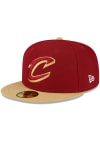 Main image for New Era Cleveland Cavaliers Mens Cardinal Basic 2T 59FIFTY Fitted Hat