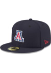 Main image for New Era Arizona Wildcats Mens Navy Blue Basic 59FIFTY Fitted Hat