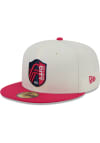 Main image for New Era St Louis City SC Mens White Chrome 2T Evergreen 59FIFTY Fitted Hat