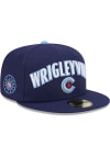 Main image for New Era Chicago Cubs Mens Navy Blue City Connect Fan Pack 59FIFTY Fitted Hat