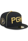 Main image for New Era Pittsburgh Pirates Mens Black City Connect Fan Pack 59FIFTY Fitted Hat