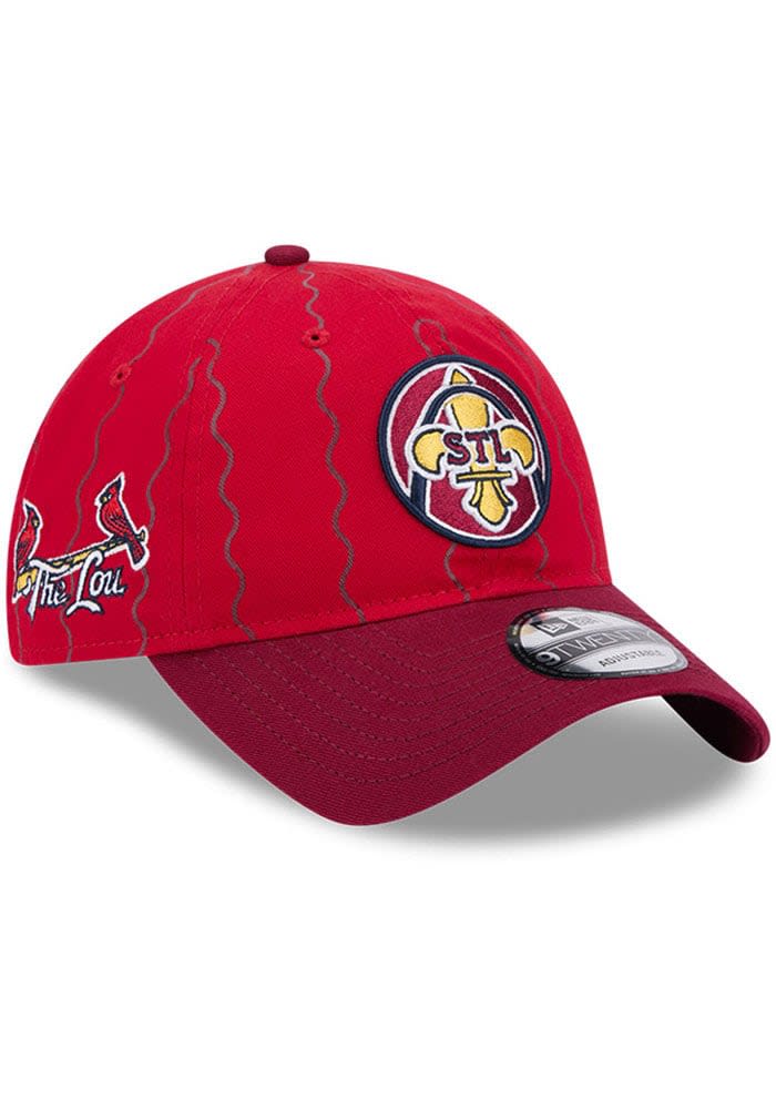 【NEW ERA】ST. LOUIS CARDINALS MESH HAT St. Louis Cardinals Red/Blue New Era Patch Trucker Mesh