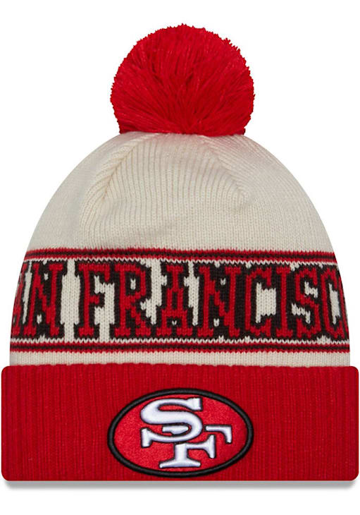 Sideline Cuffed Knit San Francisco 49ers Knit Hat Men's New Era