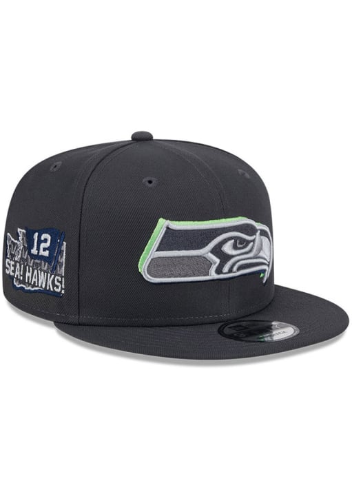 Seattle Seahawks New Era Snapback Hat - Graphite