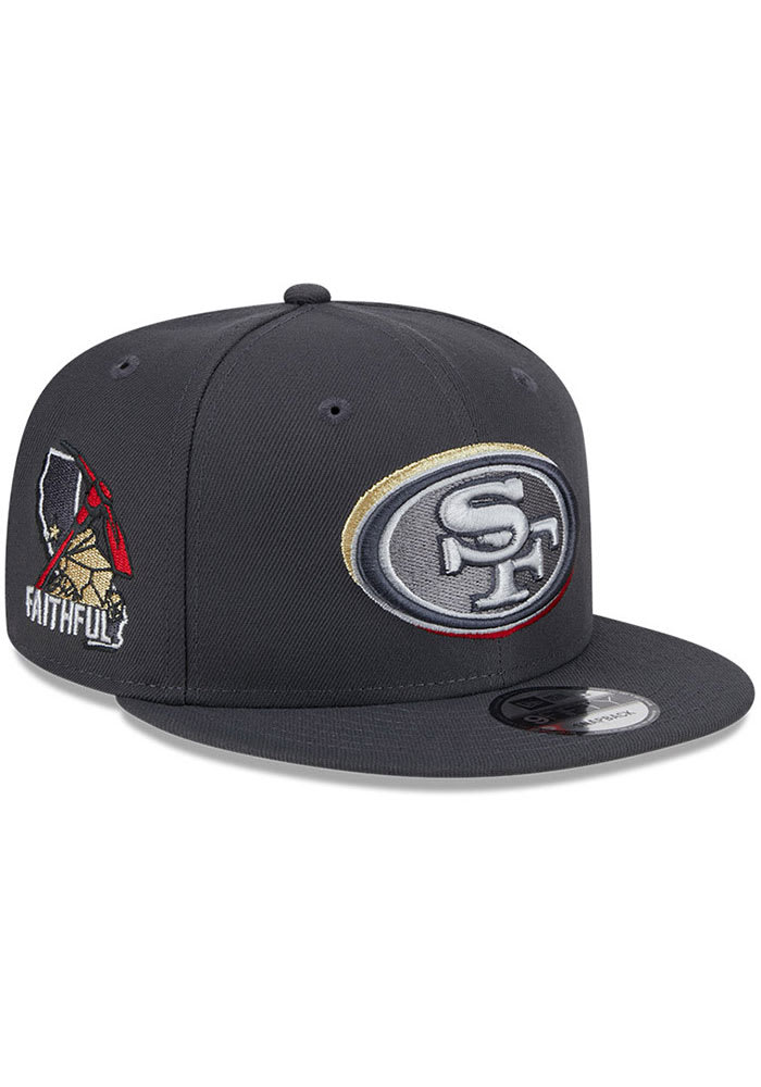 San Francisco 49ers New Era 2024 NFL Draft 9FIFTY Snapback Hat GRAPHITE