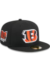 Main image for New Era Cincinnati Bengals Mens Black 2024 NFL Draft 59FIFTY Fitted Hat