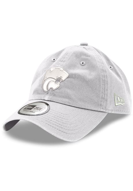 New Era White K-State Wildcats Tonal Powercat Casual Classic Adjustable Hat