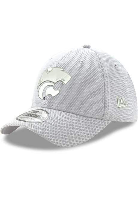 K-State Wildcats New Era Tonal Powercat Diamond Era 39THIRTY Flex Hat - White