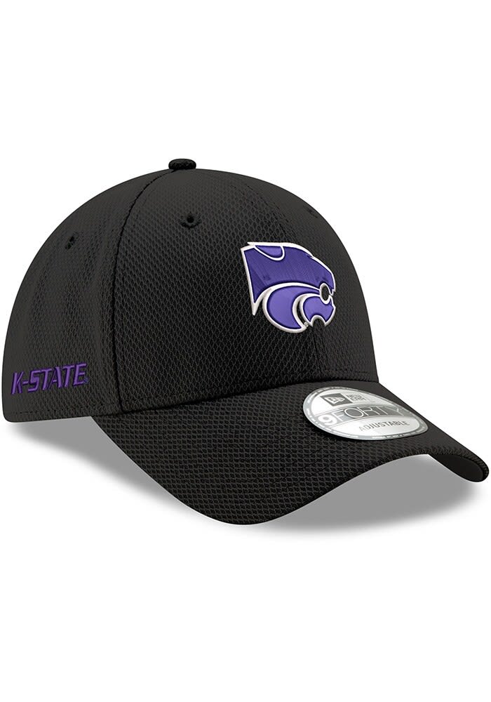 New Era BLACK K-State Wildcats Purple Powercat Diamond Era