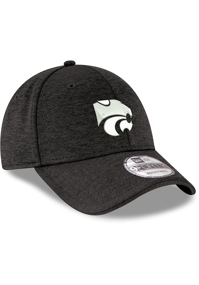 New Era BLACK K-State Wildcats White Powercat Shadow Tech