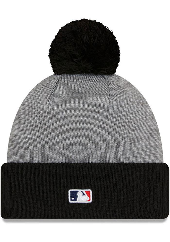 Texas Rangers New Era Grey Knit Hat