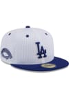 Main image for New Era Los Angeles Dodgers Mens White Throwback Jersey Mesh 2T 59FIFTY Fitted Hat