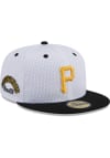 Main image for New Era Pittsburgh Pirates Mens White Throwback Jersey Mesh 2T 59FIFTY Fitted Hat